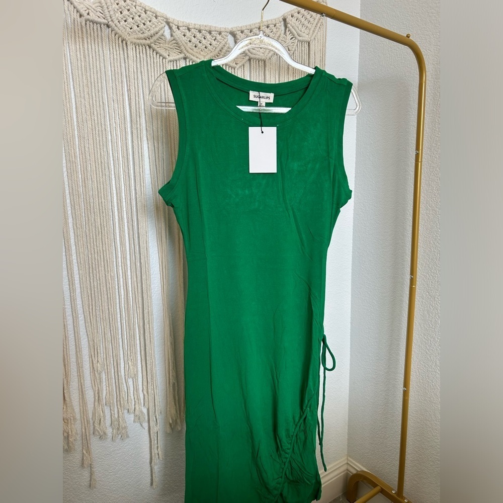 SUGARLIPS green bodycon dress - Picture 4 of 9